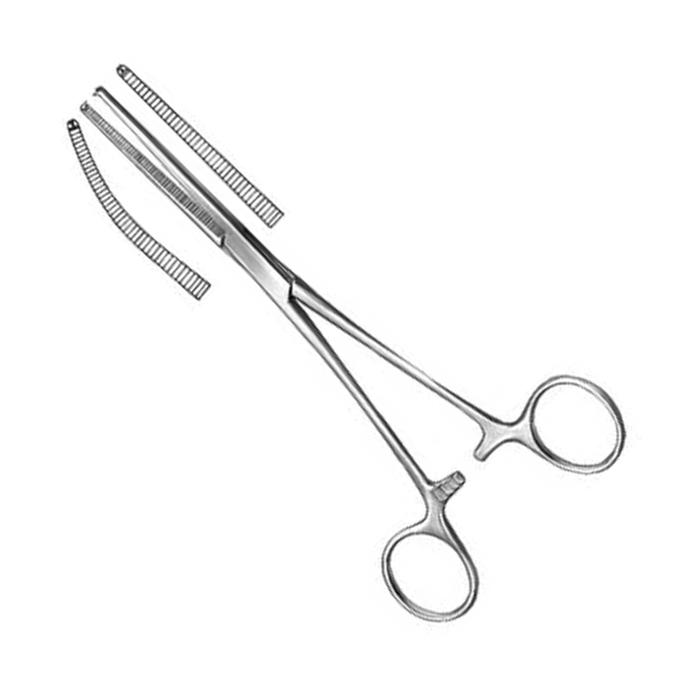 Kocher Forceps, 1x2 Teeth, 5 1/2" (14.0 Cm), Straight